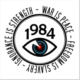 1984 George Orwell Big Brother Posters and Art