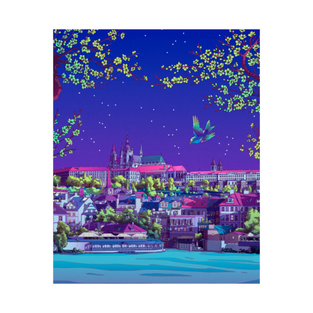 Prague by Camila Illustration