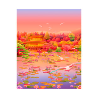 Kinkaku-Ji, the Temple of the Golden Pavilion T-Shirt