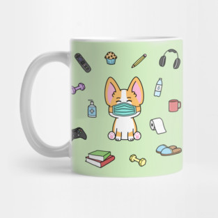 Corgi Quarantine Essentials Mug