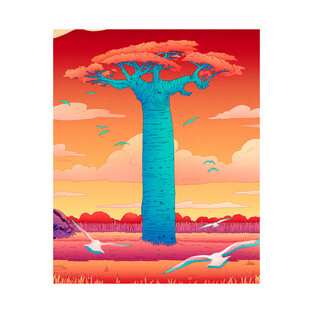 Grandidier’s Baobab tree T-Shirt