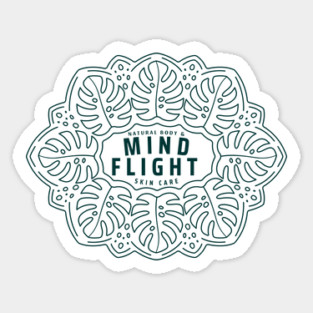 Mind Flight Leaf Cluster Sticker