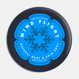 Mind Flight Six Sided Pin