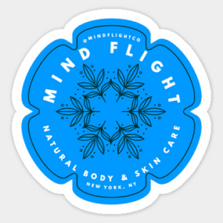 Mind Flight Six Sided Sticker