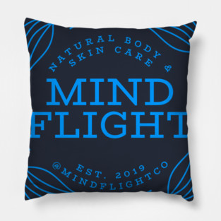 Mind Flight Leaf Circle Pillow