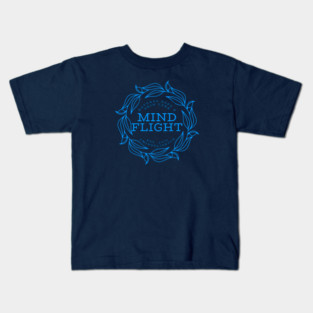 Mind Flight Leaf Circle Kids T-Shirt