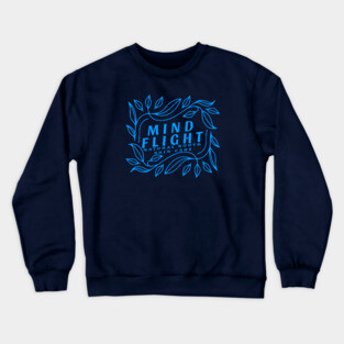 Mind Flight Leaf Ring Crewneck Sweatshirt