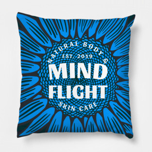 Mind Flight Sunflower Pillow