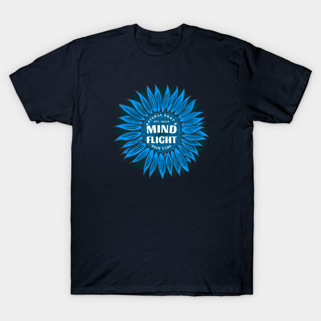 Mind Flight Sunflower T-Shirt by mindflightco