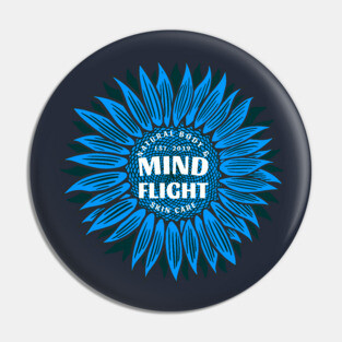 Mind Flight Sunflower Pin