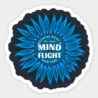 Mind Flight Sunflower Sticker