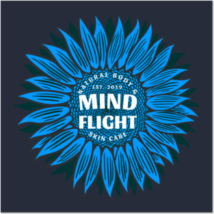 Mind Flight Sunflower Posters and Art