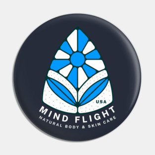 Mind Flight Triangle Pin