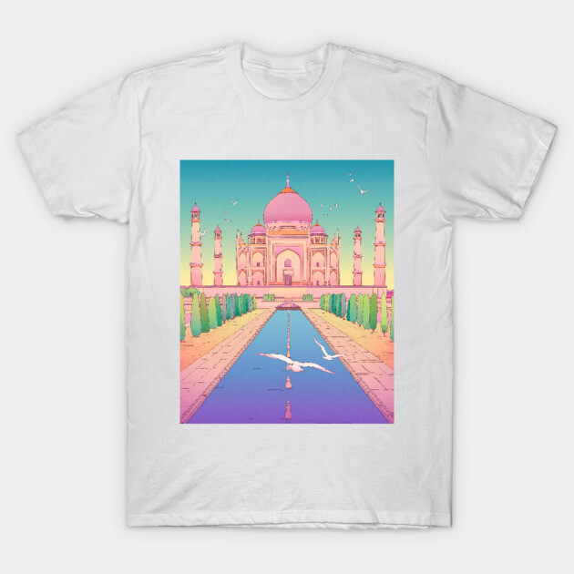Taj Mahal T-Shirt by Camila Illustration