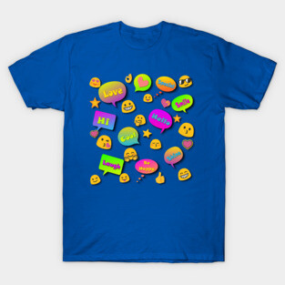 Emoji and Sayings T-Shirt