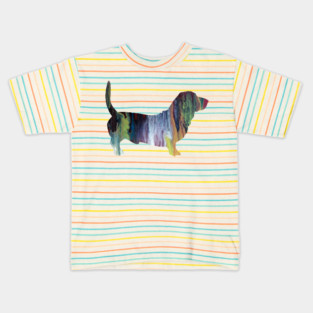 Basset hound Kids T-Shirt