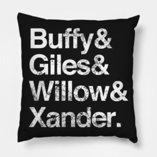 Sunnydale Names Pillow