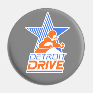 Defunct Detroit Drive Football Pin