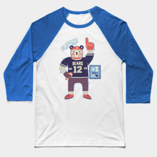 American Football Bear Baseball T-Shirt