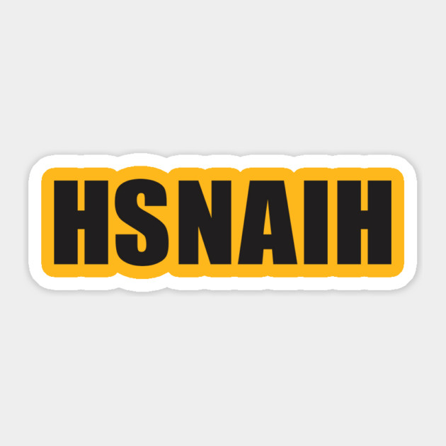 HSNAIH: The Shirt (dark ink) Sticker by jonsolomon