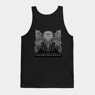 Gray Cthulhu Tank Top