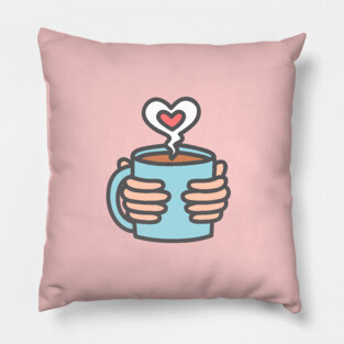 Coffee Lover <3 Pillow
