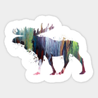 Moose Sticker