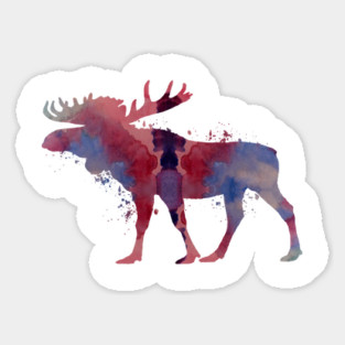 Moose Sticker