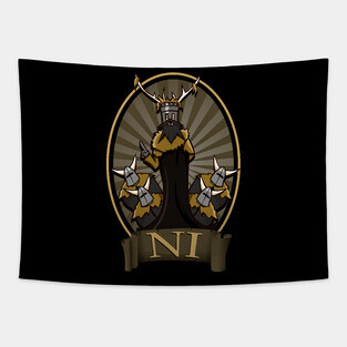 The knights who say Ni Tapestry