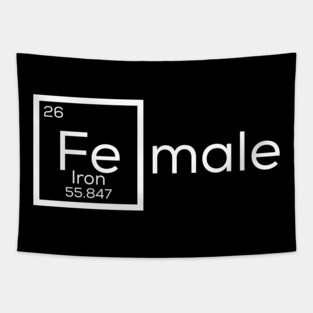 Female iron symbol Tapestry