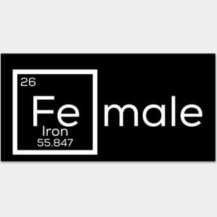 Female iron symbol Posters and Art