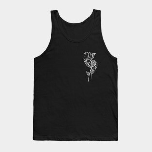 Floral Decorative Tattoo Tank Top