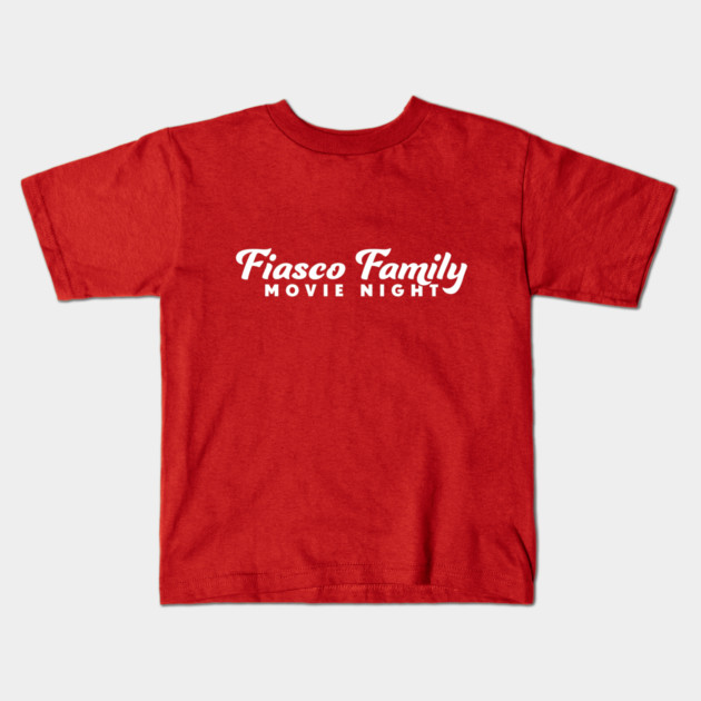 Fiasco Family Movie Night Kids T-Shirt by Megaphonic