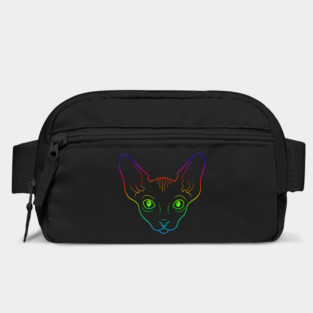 Rainbow sphynx cat Bag