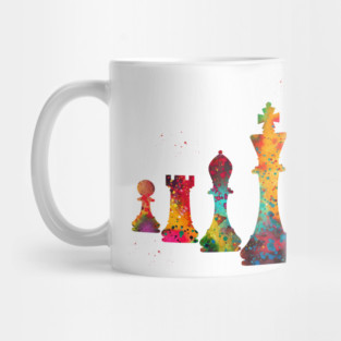 Chess pieces Mug