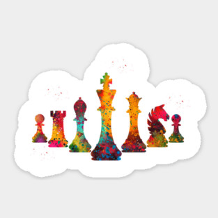 Chess pieces Sticker