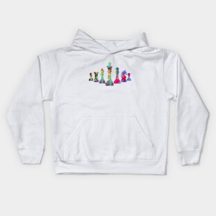 Chess pieces Kids Hoodie