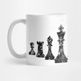 Chess pieces Mug