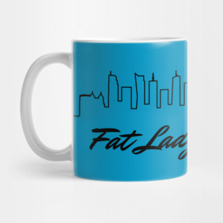 Fat Lady About Town Mug