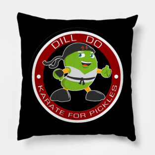 Karate for Pickles Pillow