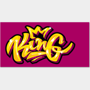 King Graffiti Art Posters and Art