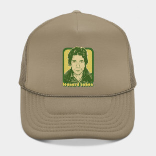 Leonard Cohen / Retro Style Fan Aesthetic Design Hat