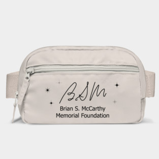 BSM Foundation Black Letters Bag