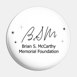 BSM Foundation Black Letters Pin