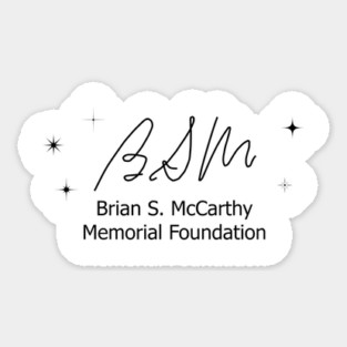 BSM Foundation Black Letters Sticker