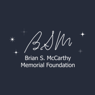 BSM Foundation White Logo on Navy Blue T-Shirt