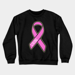 Breast Cancer Strong Crewneck Sweatshirt