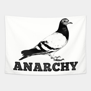 Anarchy Pigeon Tapestry