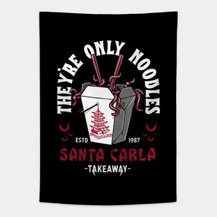 They're Only Noodles - Santa Carla Chinese Food  - Vampire Tapestry