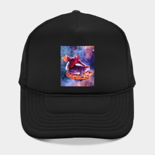 Trippy Space Sloth Turtle - Sloth Pizza Hat